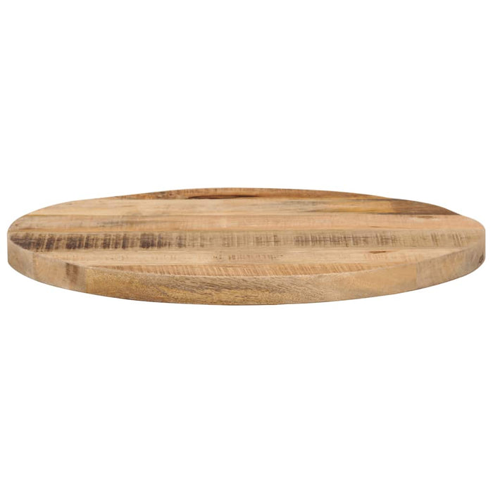 Blat de masă rotund, Ø 40x1,5 cm, lemn masiv de mango brut - WALTI WALTI