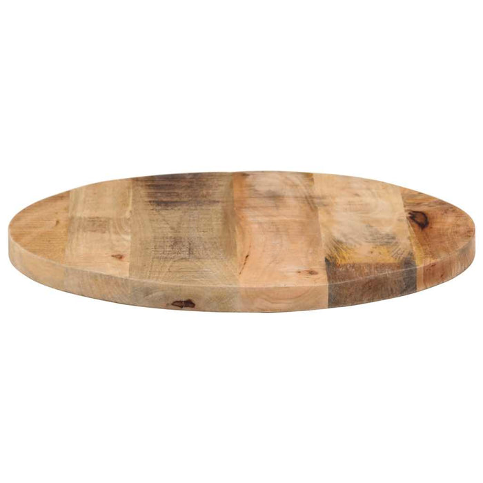 Blat de masă rotund, Ø 40x1,5 cm, lemn masiv de mango brut - WALTI WALTI