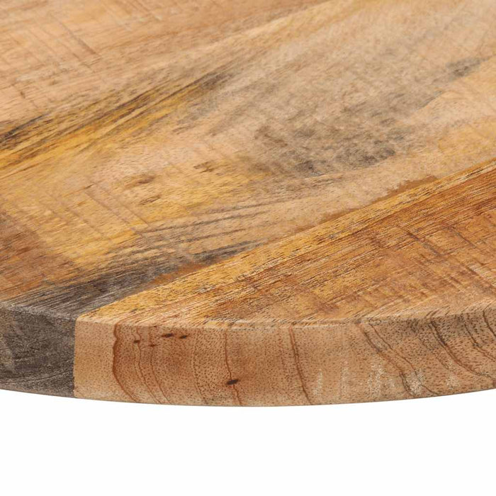 Blat de masă rotund, Ø 40x1,5 cm, lemn masiv de mango brut - WALTI WALTI