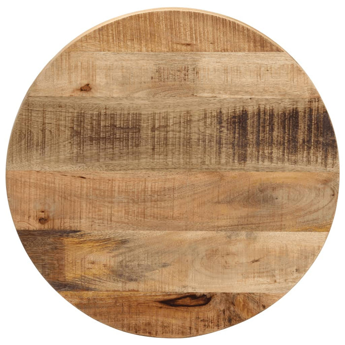 Blat de masă rotund, Ø 50x2,5 cm, lemn masiv de mango brut - WALTI WALTI