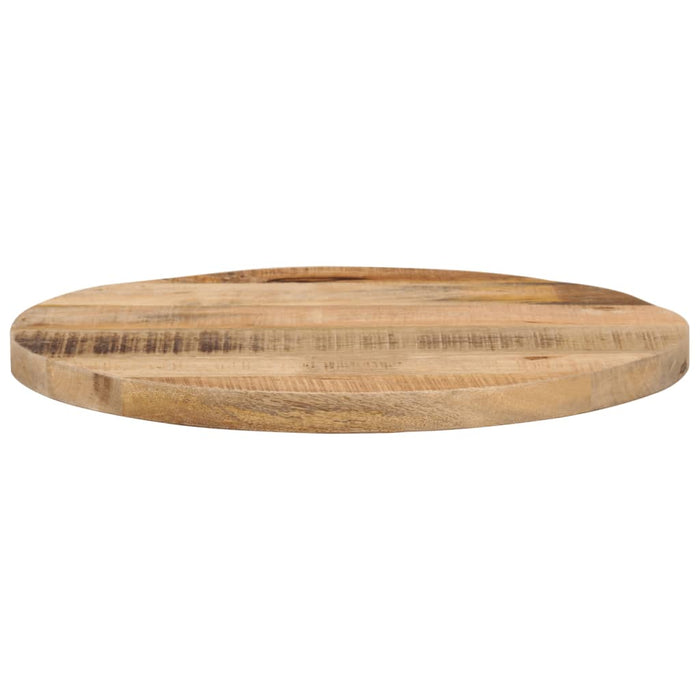 Blat de masă rotund, Ø 50x2,5 cm, lemn masiv de mango brut - WALTI WALTI