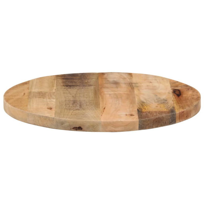 Blat de masă rotund, Ø 50x2,5 cm, lemn masiv de mango brut - WALTI WALTI
