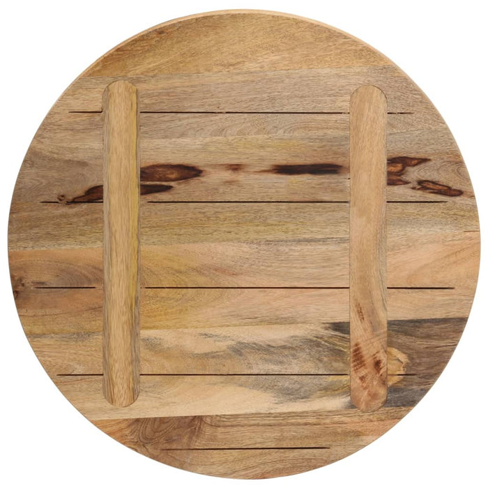 Blat de masă rotund, Ø 50x2,5 cm, lemn masiv de mango brut - WALTI WALTI