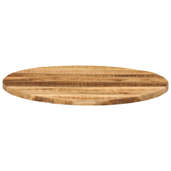Blat de masă rotund, Ø 80x2,5 cm, lemn masiv de mango brut - WALTI WALTI