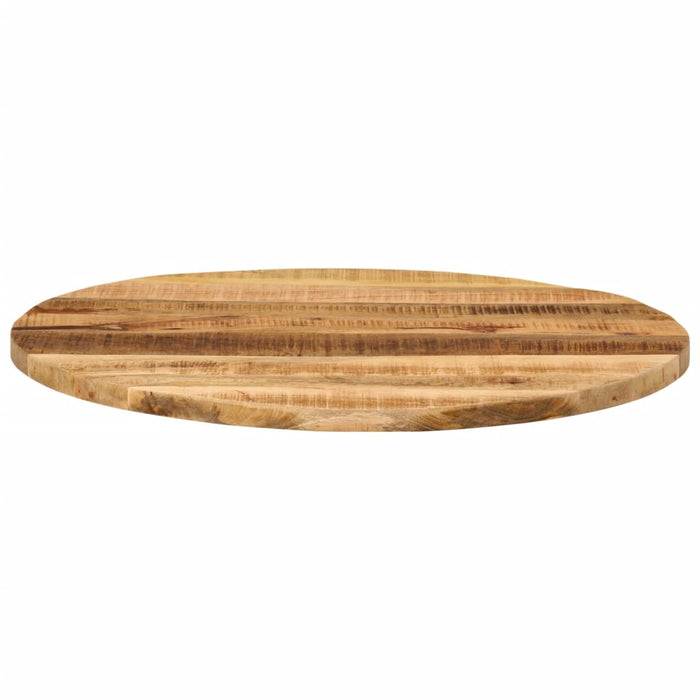 Blat de masă rotund, Ø 90x3,8 cm, lemn masiv de mango brut - WALTI WALTI