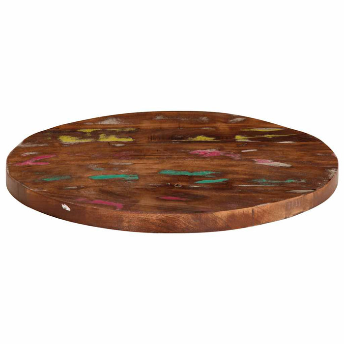 Blat de masă rotund, Ø 40x1,5 cm, lemn masiv reciclat - WALTI WALTI