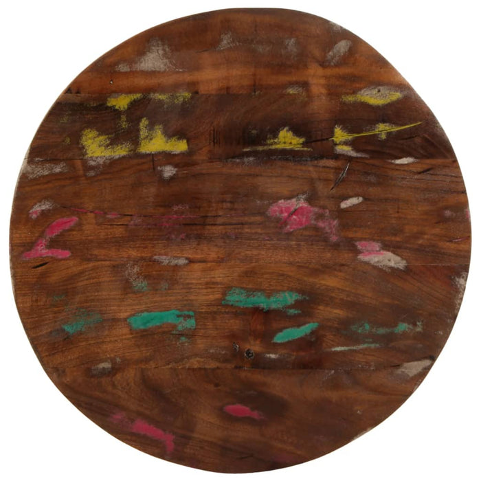 Blat de masă rotund, Ø 50x1,5 cm, lemn masiv reciclat - WALTI WALTI