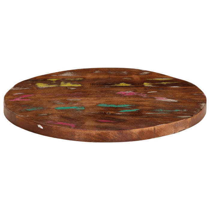 Blat de masă rotund, Ø 50x1,5 cm, lemn masiv reciclat - WALTI WALTI
