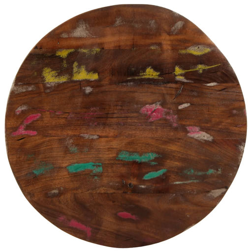Blat de masă rotund, Ø 50x3,8 cm, lemn masiv reciclat - WALTI WALTI