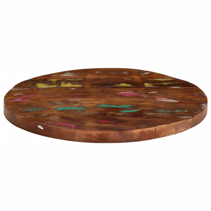 Blat de masă rotund, Ø 60x1,5 cm, lemn masiv reciclat - WALTI WALTI