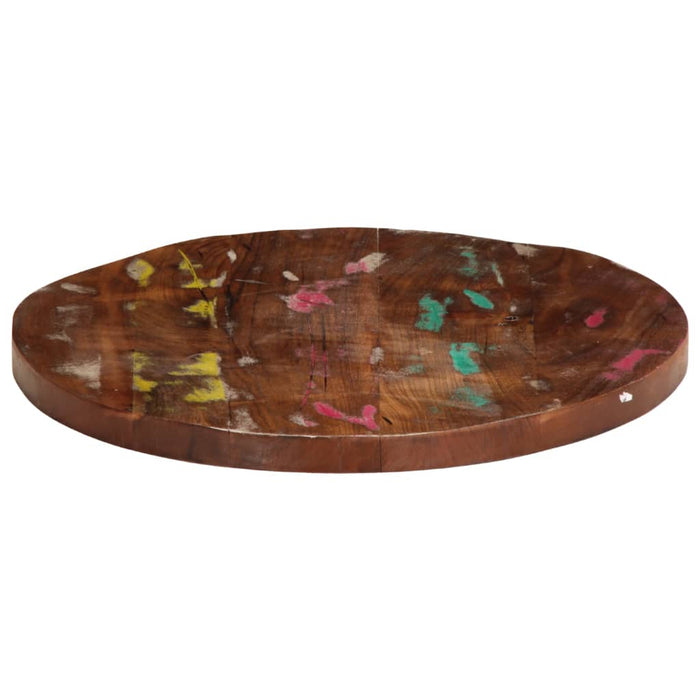 Blat de masă rotund, Ø 60x2,5 cm, lemn masiv reciclat WALTI