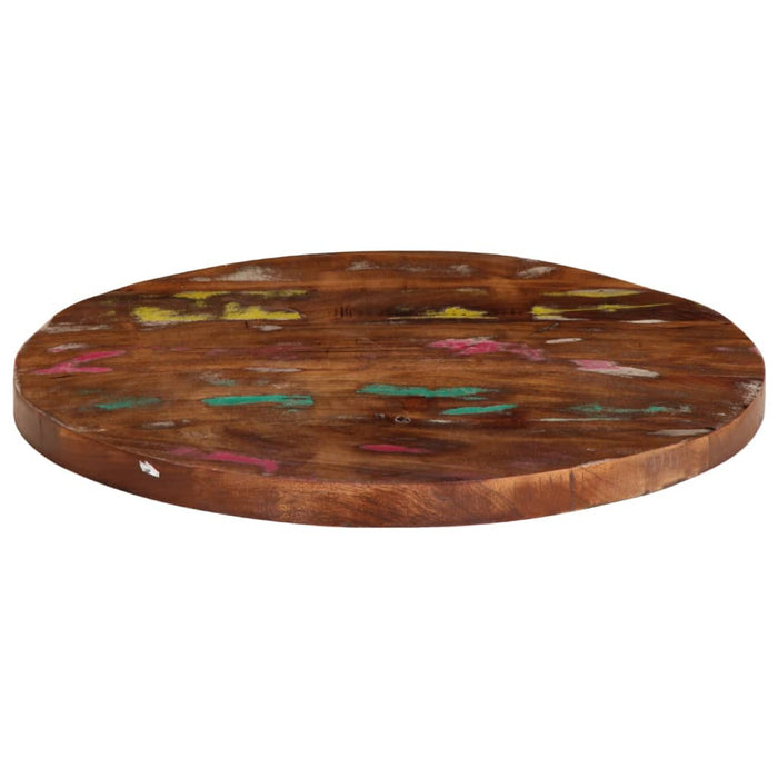Blat de masă rotund, Ø 60x3,8 cm, lemn masiv reciclat - WALTI WALTI