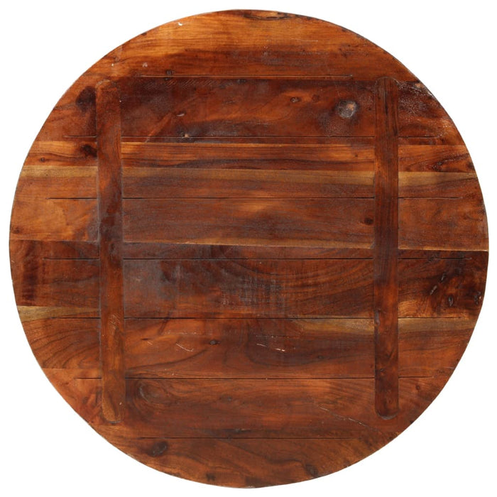 Blat de masă rotund, Ø 70x2,5 cm, lemn masiv reciclat - WALTI WALTI