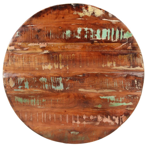 Blat de masă rotund, Ø 70x3,8 cm, lemn masiv reciclat - WALTI WALTI