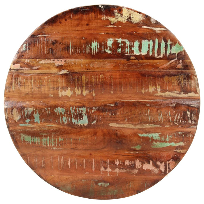 Blat de masă rotund, Ø 70x3,8 cm, lemn masiv reciclat WALTI