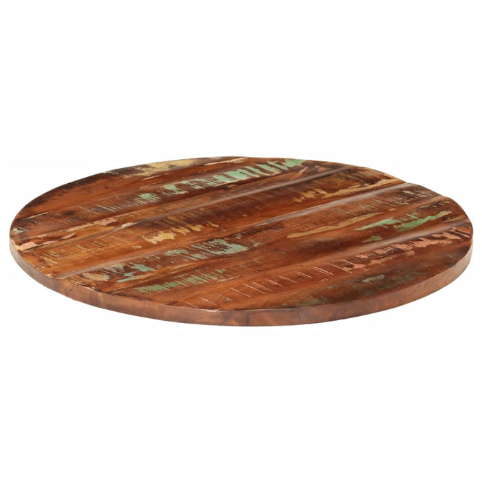 Blat de masă rotund, Ø 70x3,8 cm, lemn masiv reciclat WALTI