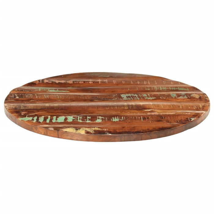 Blat de masă rotund, Ø 80x2,5 cm, lemn masiv reciclat - WALTI WALTI