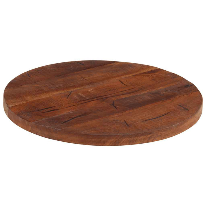Blat de masă rotund, Ø 40x2,5 cm, lemn masiv reciclat - WALTI WALTI