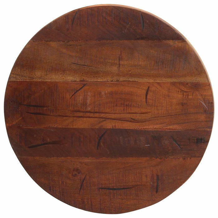 Blat de masă rotund, Ø 40x3,8 cm, lemn masiv reciclat - WALTI WALTI