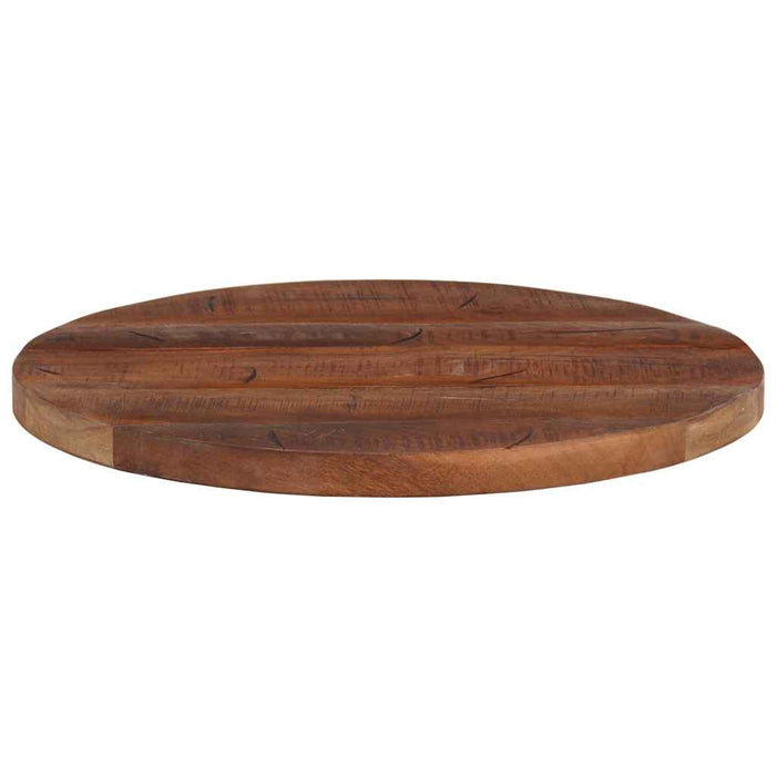 Blat de masă rotund, Ø 40x3,8 cm, lemn masiv reciclat - WALTI WALTI