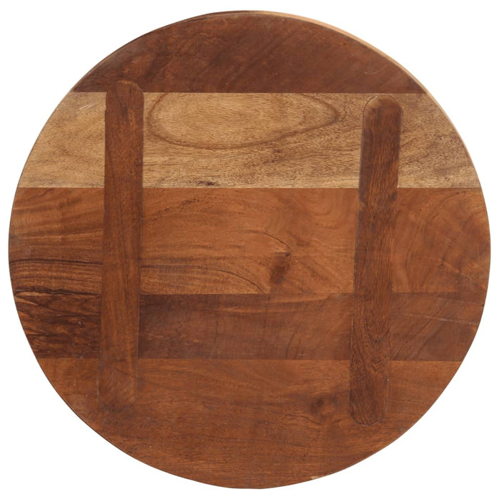 Blat de masă rotund, Ø 50x2,5 cm, lemn masiv reciclat - WALTI WALTI
