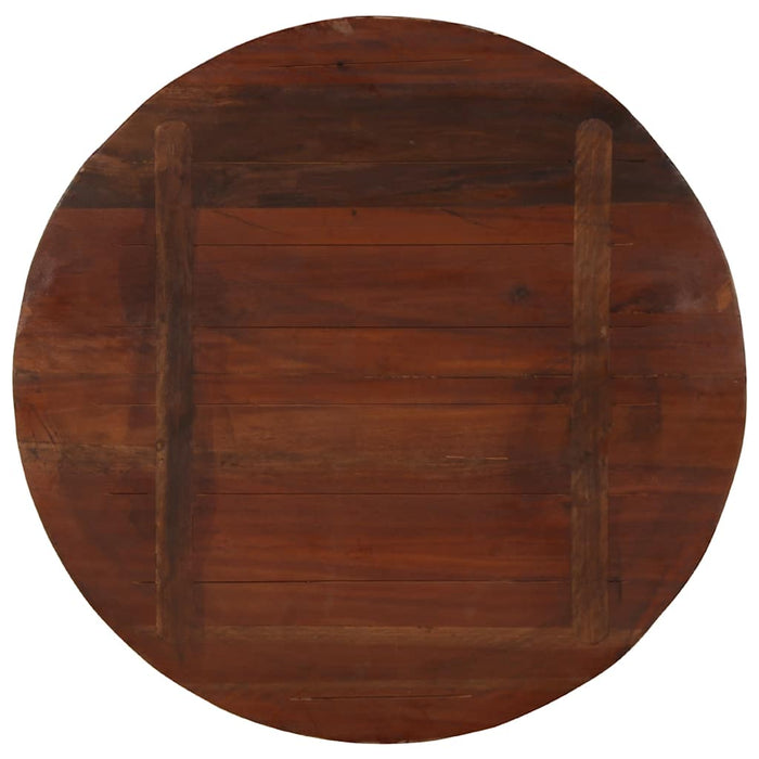 Blat de masă rotund, Ø 70x3,8 cm, lemn masiv reciclat - WALTI WALTI