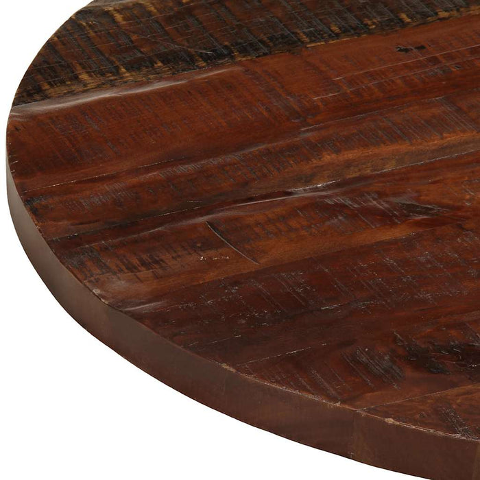 Blat de masă rotund, Ø 70x3,8 cm, lemn masiv reciclat - WALTI WALTI