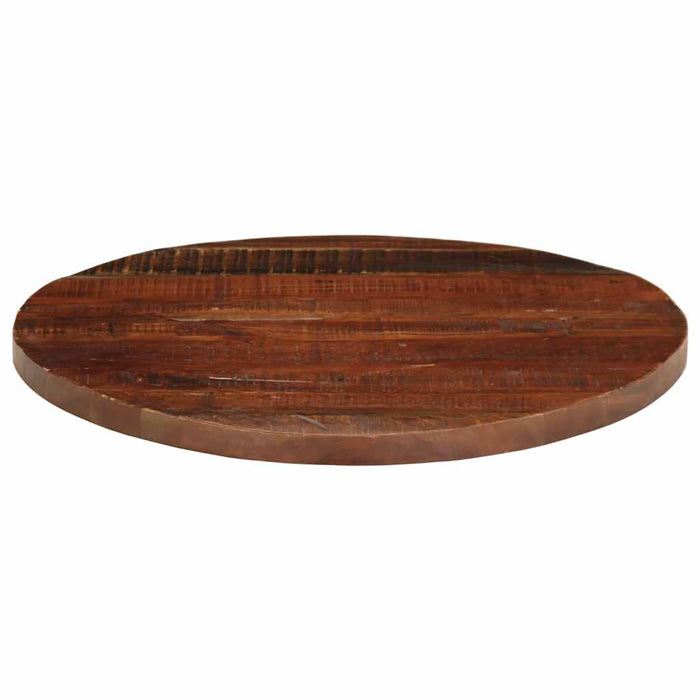 Blat de masă rotund, Ø 80x3,8 cm, lemn masiv reciclat WALTI