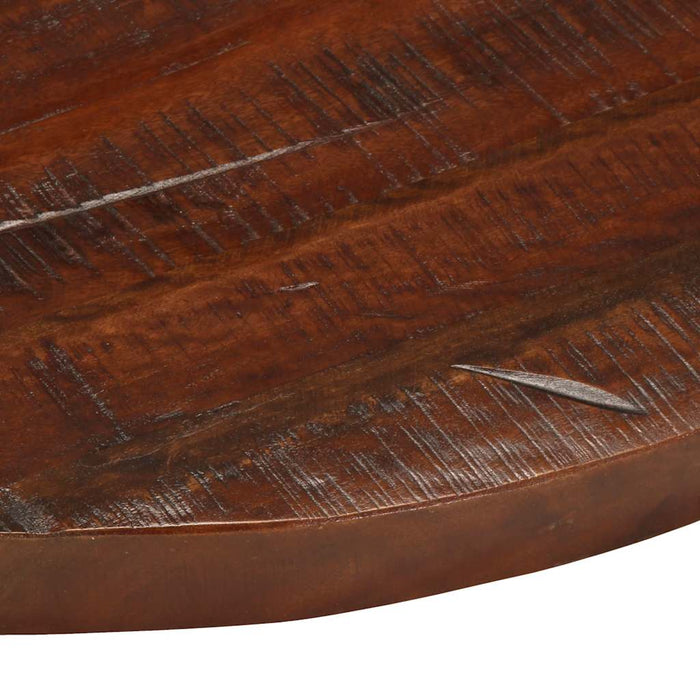Blat de masă rotund, Ø 80x3,8 cm, lemn masiv reciclat WALTI
