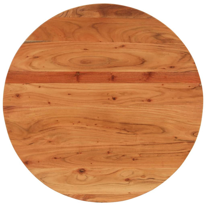 Blat de masă rotund, Ø80x2,5 cm, lemn masiv de acacia - WALTI WALTI