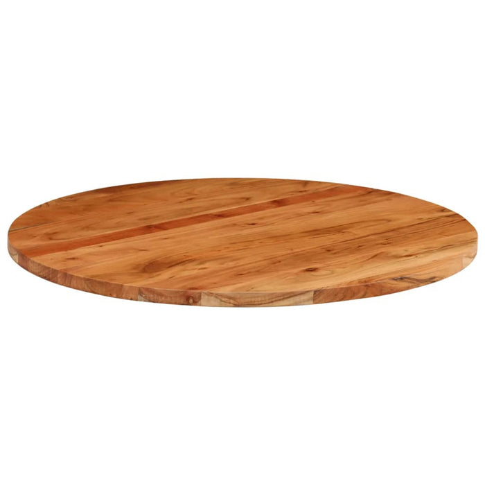 Blat de masă rotund, Ø80x2,5 cm, lemn masiv de acacia - WALTI WALTI