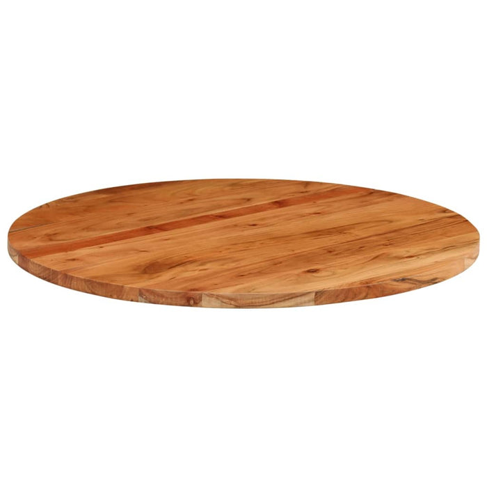 Blat de masă rotund, Ø80x3,8 cm, lemn masiv de acacia - WALTI WALTI