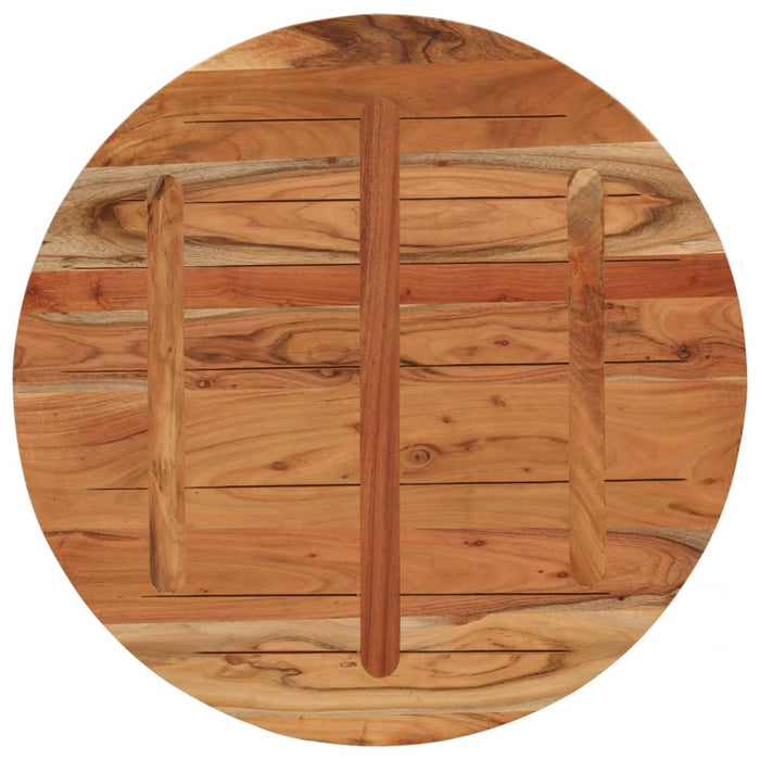 Blat de masă rotund, Ø90x2,5 cm, lemn masiv de acacia - WALTI WALTI