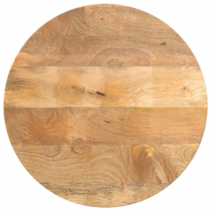 Blat de masă rotund, Ø 50x2,5 cm, lemn masiv de mango brut WALTI