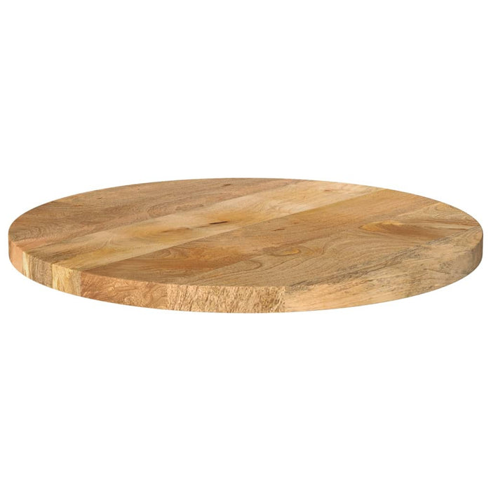 Blat de masă rotund, Ø 50x2,5 cm, lemn masiv de mango brut WALTI