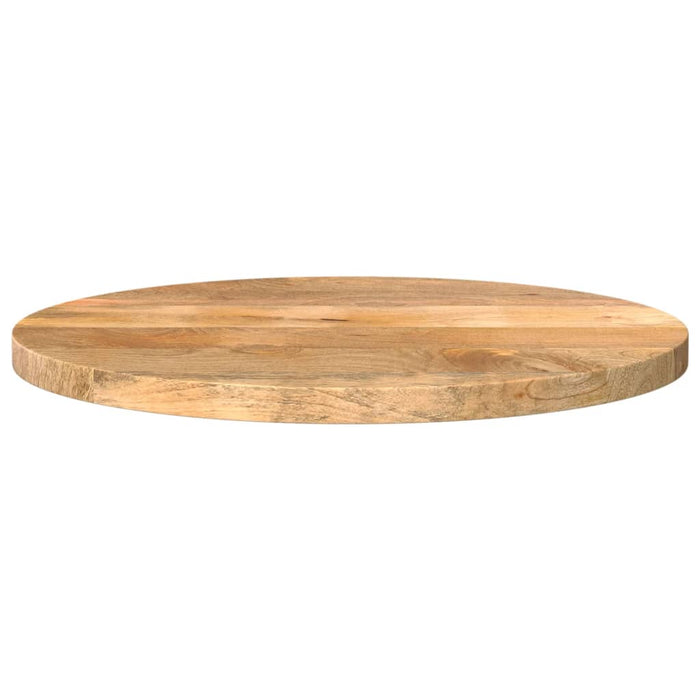 Blat de masă rotund, Ø 50x2,5 cm, lemn masiv de mango brut WALTI