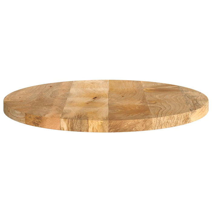 Blat de masă rotund, Ø 50x2,5 cm, lemn masiv de mango brut WALTI