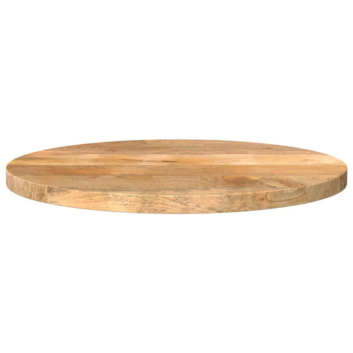 Blat de masă rotund, Ø 60x2,5 cm, lemn masiv de mango brut - WALTI WALTI