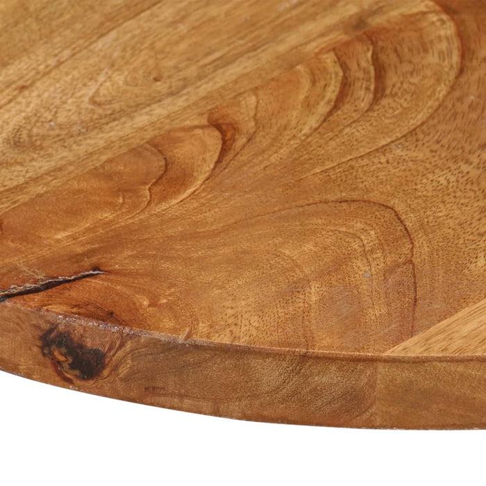 Blat de masă rotund, Ø 40x3,8 cm, lemn masiv de mango brut - WALTI WALTI
