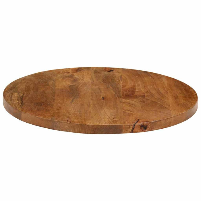 Blat de masă rotund, Ø 60x2,5 cm, lemn masiv de mango brut - WALTI WALTI