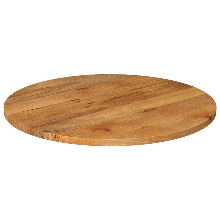 Blat de masă rotund, Ø 70x2,5 cm, lemn masiv de mango brut WALTI