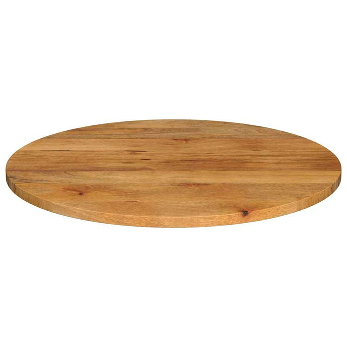 Blat de masă rotund, Ø 70x2,5 cm, lemn masiv de mango brut WALTI