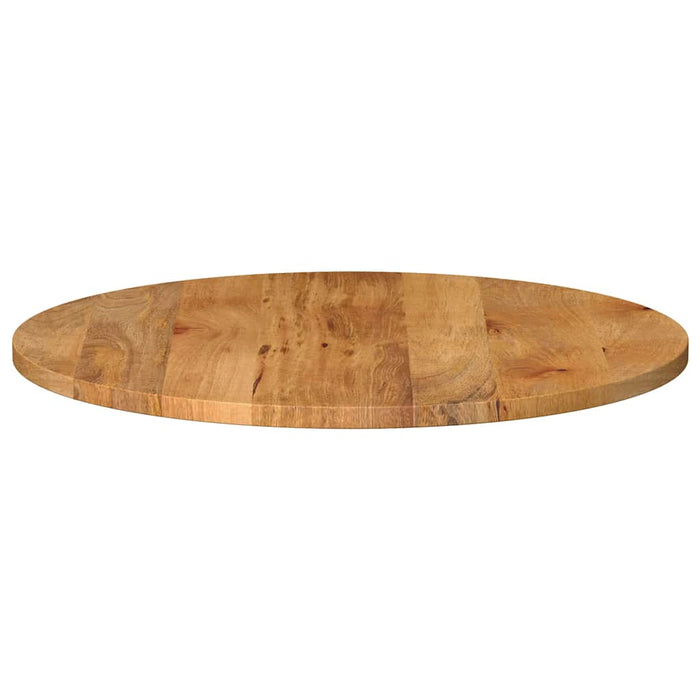 Blat de masă rotund, Ø 70x2,5 cm, lemn masiv de mango brut WALTI