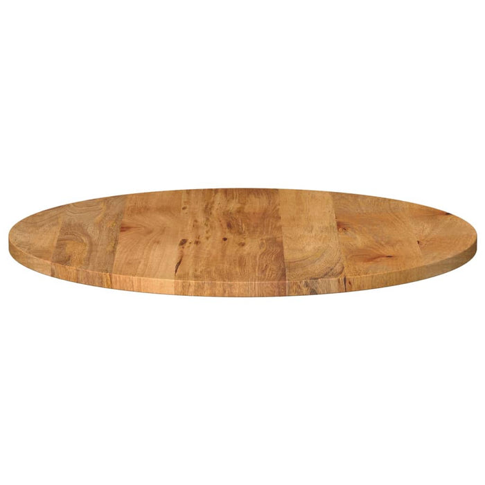 Blat de masă rotund, Ø 90x2,5 cm, lemn masiv de mango brut - WALTI WALTI