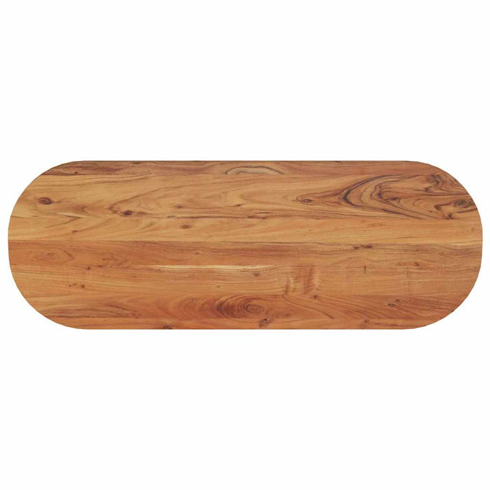 Blat de masă oval, 140x50x2,5 cm, lemn masiv de acacia WALTI