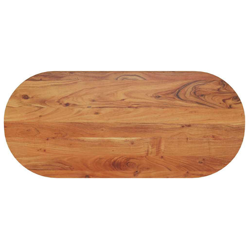 Blat de masă oval, 90x40x3,8 cm, lemn masiv de acacia - WALTI WALTI