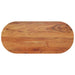 Blat de masă oval, 90x40x3,8 cm, lemn masiv de acacia - WALTI WALTI