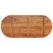 Blat de masă oval, 90x40x3,8 cm, lemn masiv de acacia - WALTI WALTI