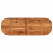Blat de masă oval, 110x40x3,8 cm, lemn masiv de acacia - WALTI WALTI