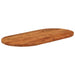 Blat de masă oval, 100x50x3,8 cm, lemn masiv de acacia - WALTI WALTI
